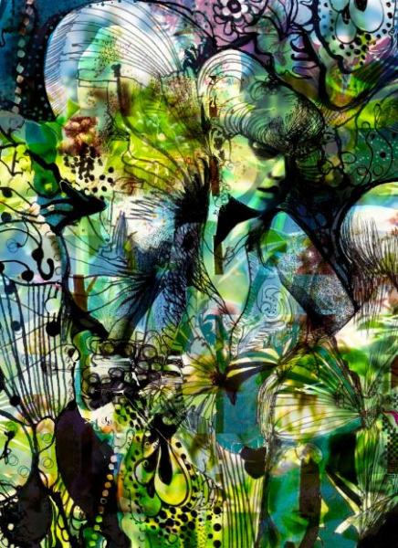 Fototapete 184 x 254 cm - 4-915 Aphrodite´s Garden – versandkostenfrei in D*